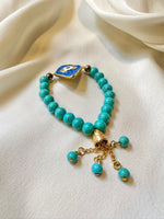 Evil Eye & Turquoise bracelet