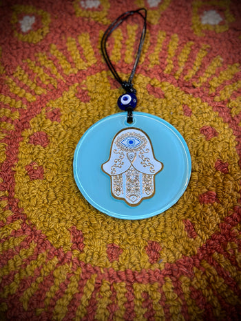 Glass Hamsa