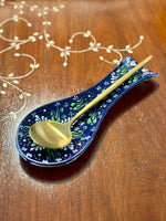 Hand-Painted Spoon Rests - Midnight Blue