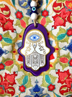 Glass Hamsa