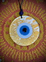 Large Evil Eye in Gold