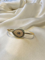 Evil Eye Teardrop Bangle