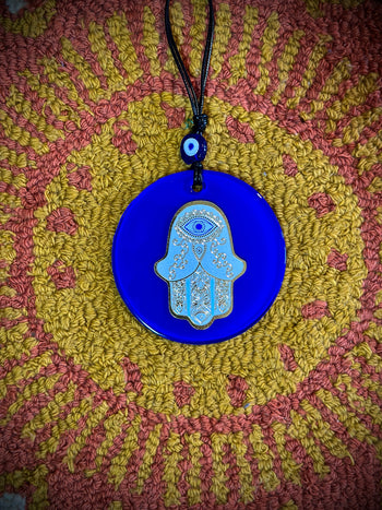 Glass Hamsa