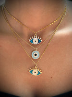 Circle Evil Eye Necklace