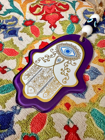 Glass Hamsa