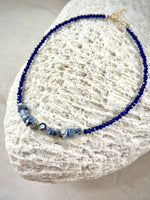 Evil Eye Necklace w/ Natural Stones