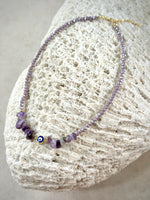 Evil Eye Necklace w/ Natural Stones