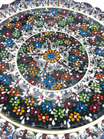 Large Kutahya Ceramic Plate - 12 inches