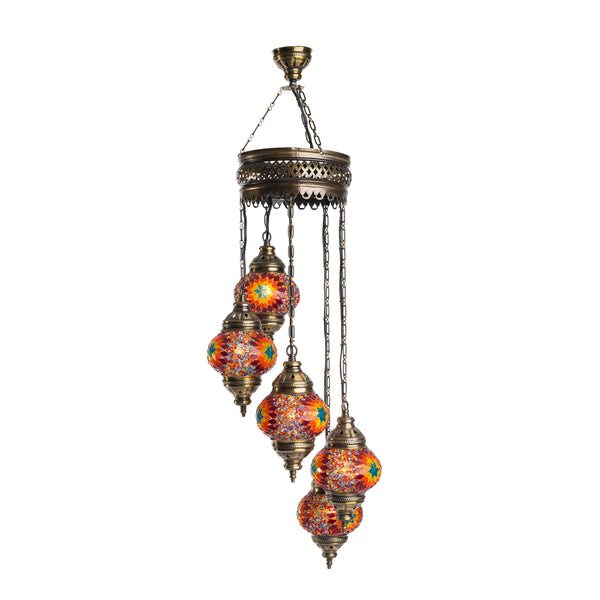 5 Globe Ceiling Lamp