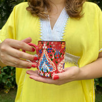 Hand-painted Mug - Red