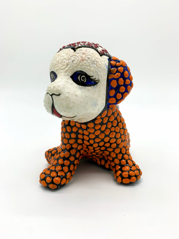 Hand-painted Ceramic Dog
