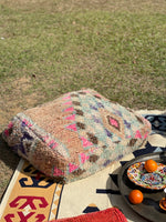 Moroccan Wool pouf