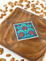 Emir Wooden Plate - Pomegranates
