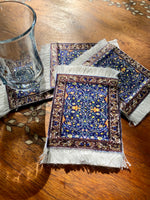 Silken Coasters - set of 4