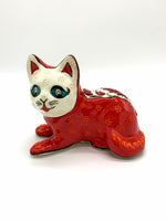 Hand-painted Ceramic Cat