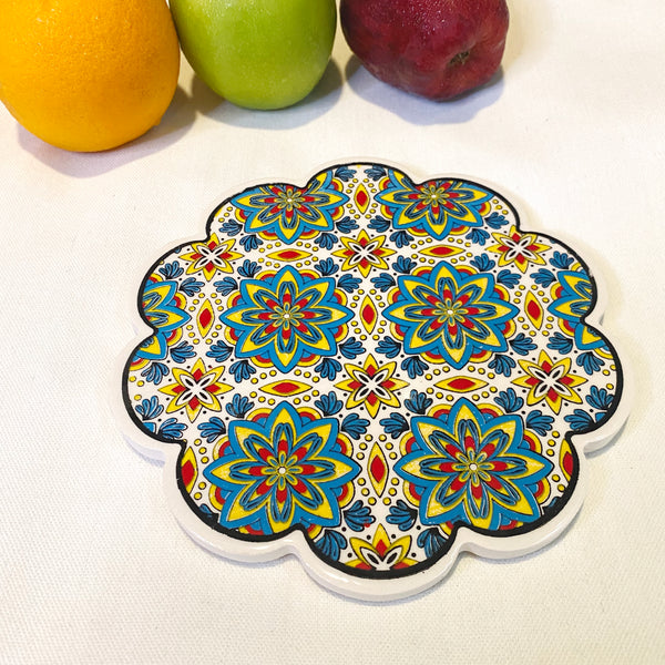 Trivet - Green & Yellow