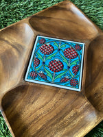 Emir Wooden Plate - Pomegranates